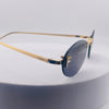 Fendi First Crystal Rimless Oval Sunglasses (Gold metal)