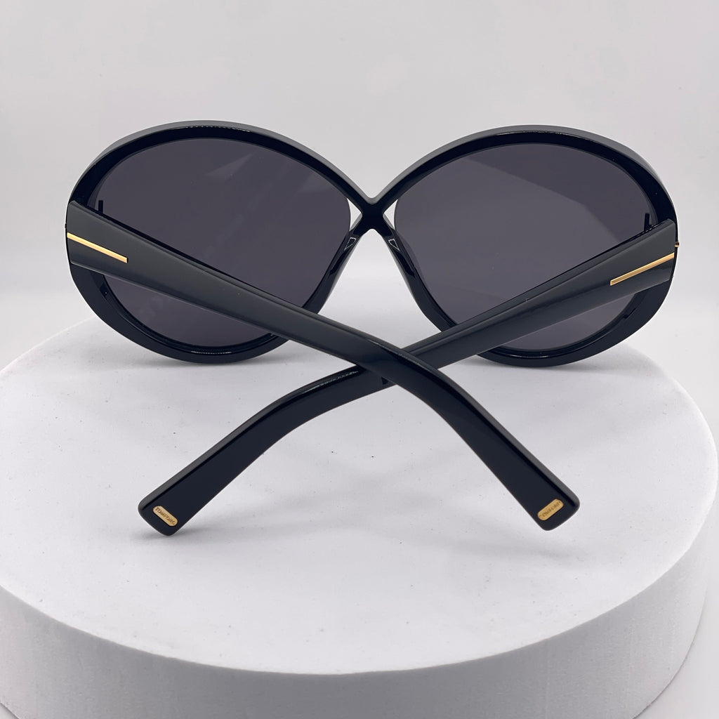 Tom Ford Whitney FTOOO9 Sunglasses – Black Butterfly Frame