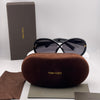 Tom Ford Whitney FTOOO9 Sunglasses – Black Butterfly Frame