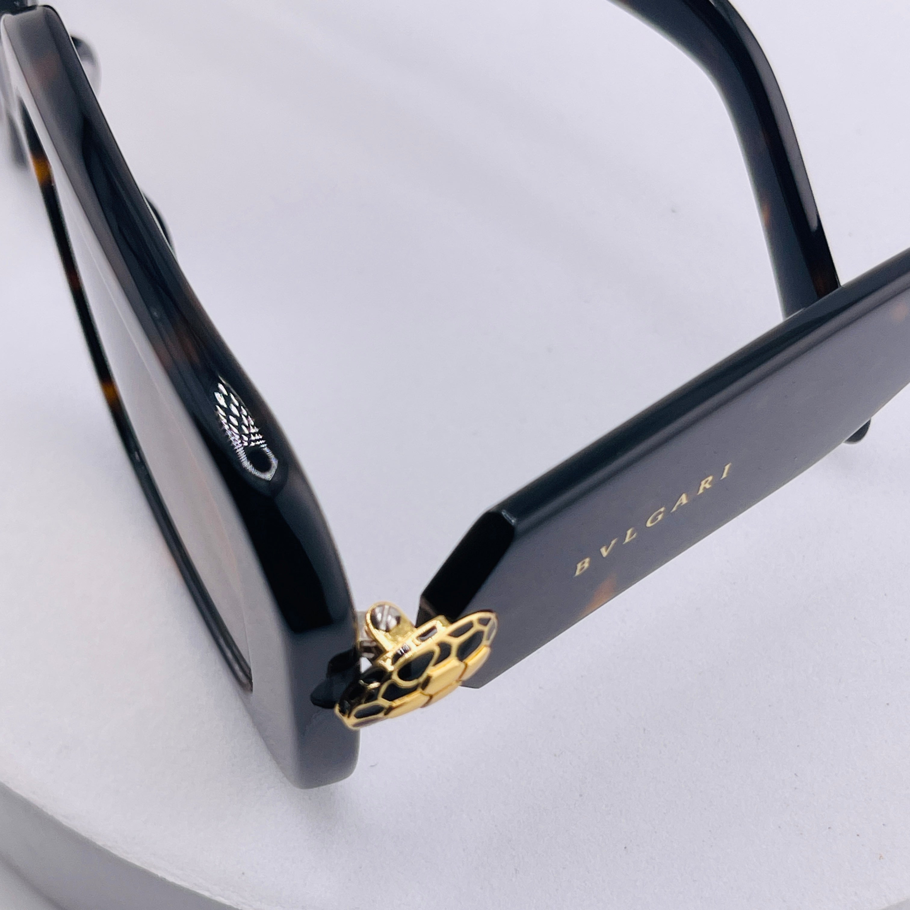 Bvlgari Serpenti BV40006I Women's Tortoiseshell Oversized Sunglasses