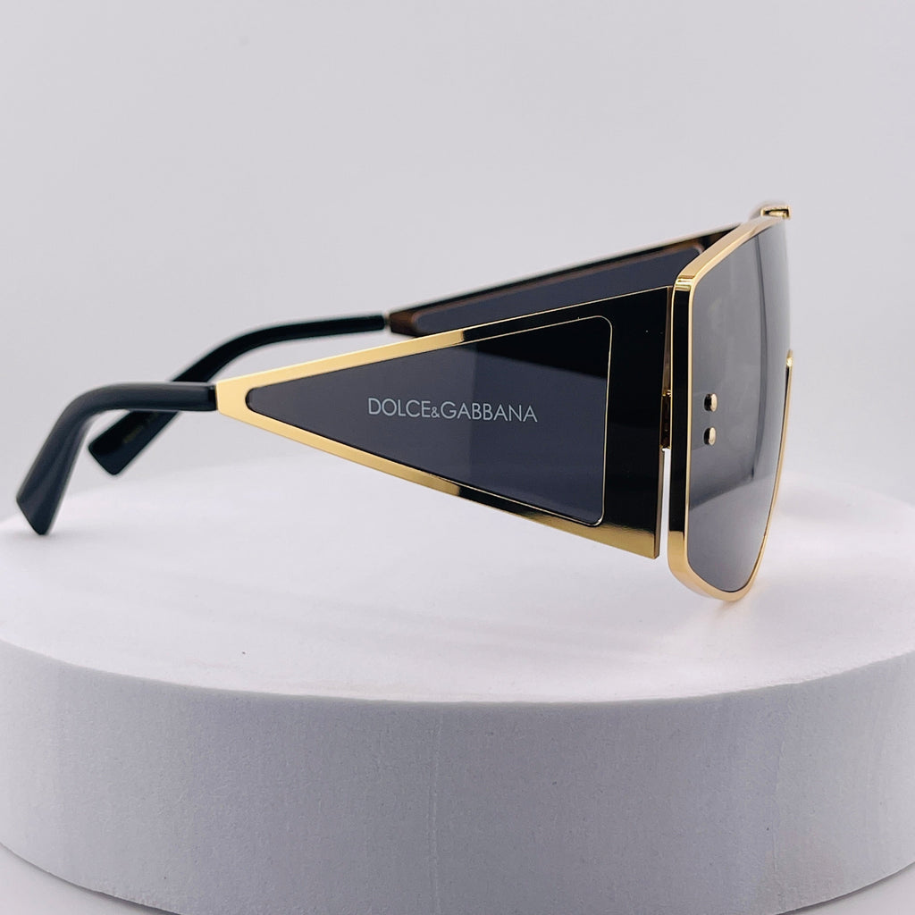 Dolce & Gabbana DG2305 Oversized Shield Sunglasses