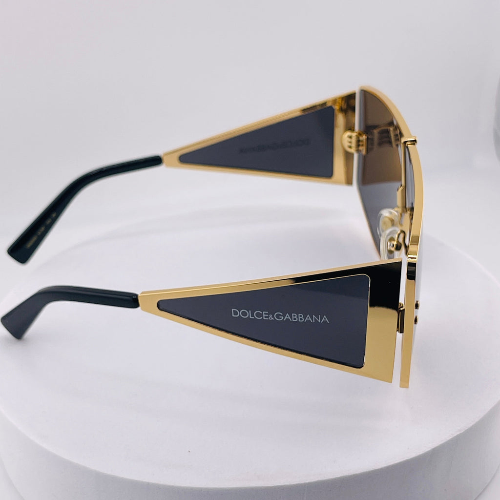 Dolce & Gabbana DG2305 Oversized Shield Sunglasses