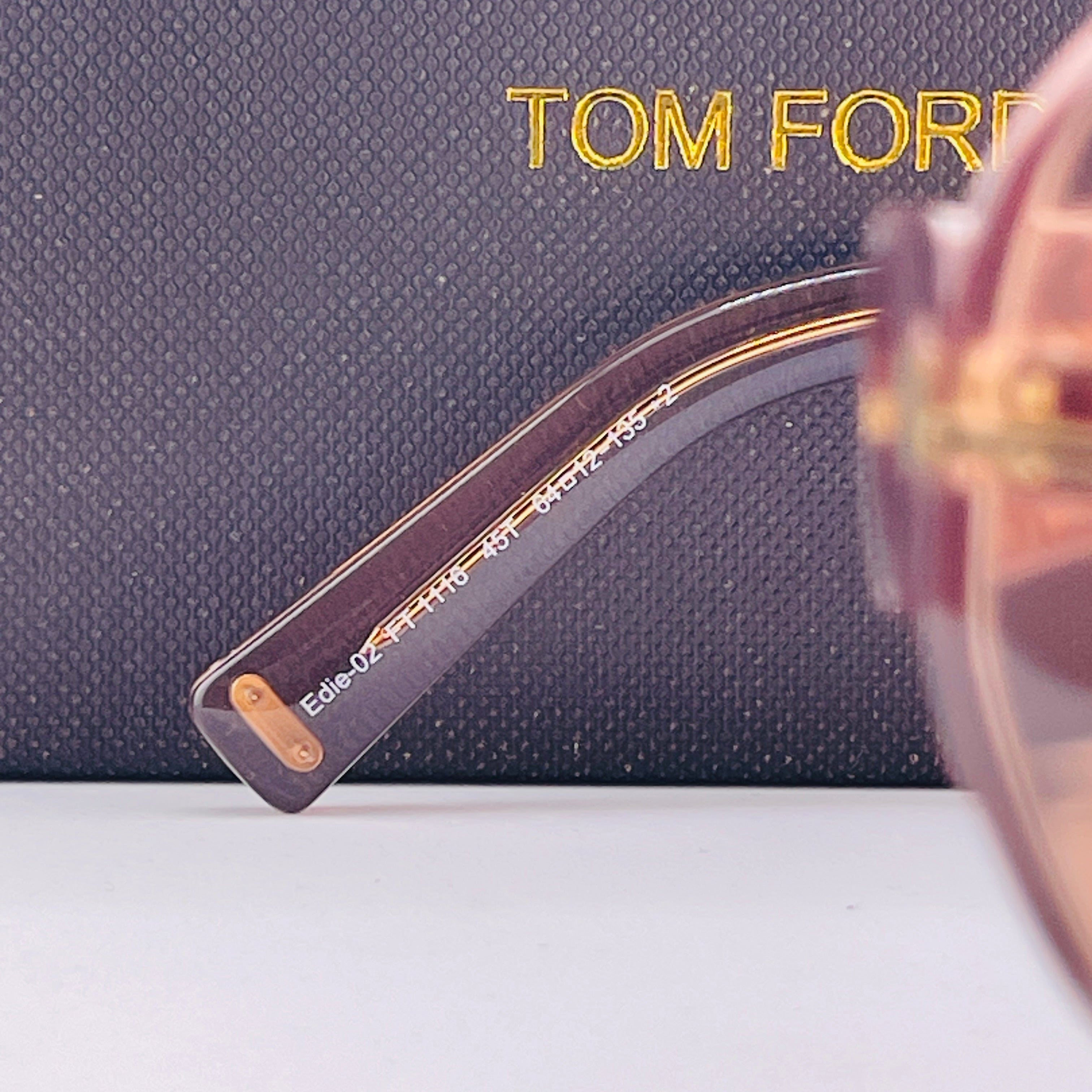 Tom Ford Whitney FTOOO9 Sunglasses – Pink Butterfly Frame