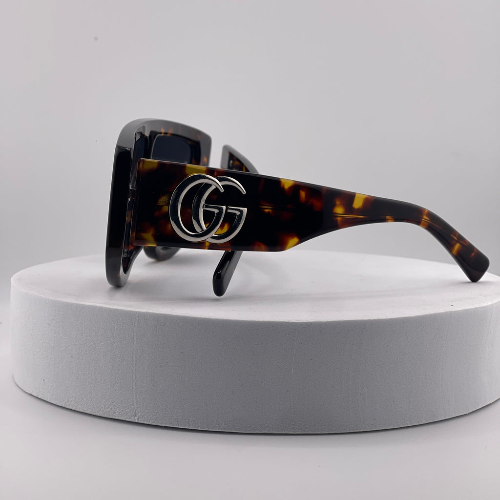 Gucci Women’s Rectangular Sunglasses – Black