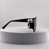 Gucci Oval Frame Sunglasses – Black & Gold