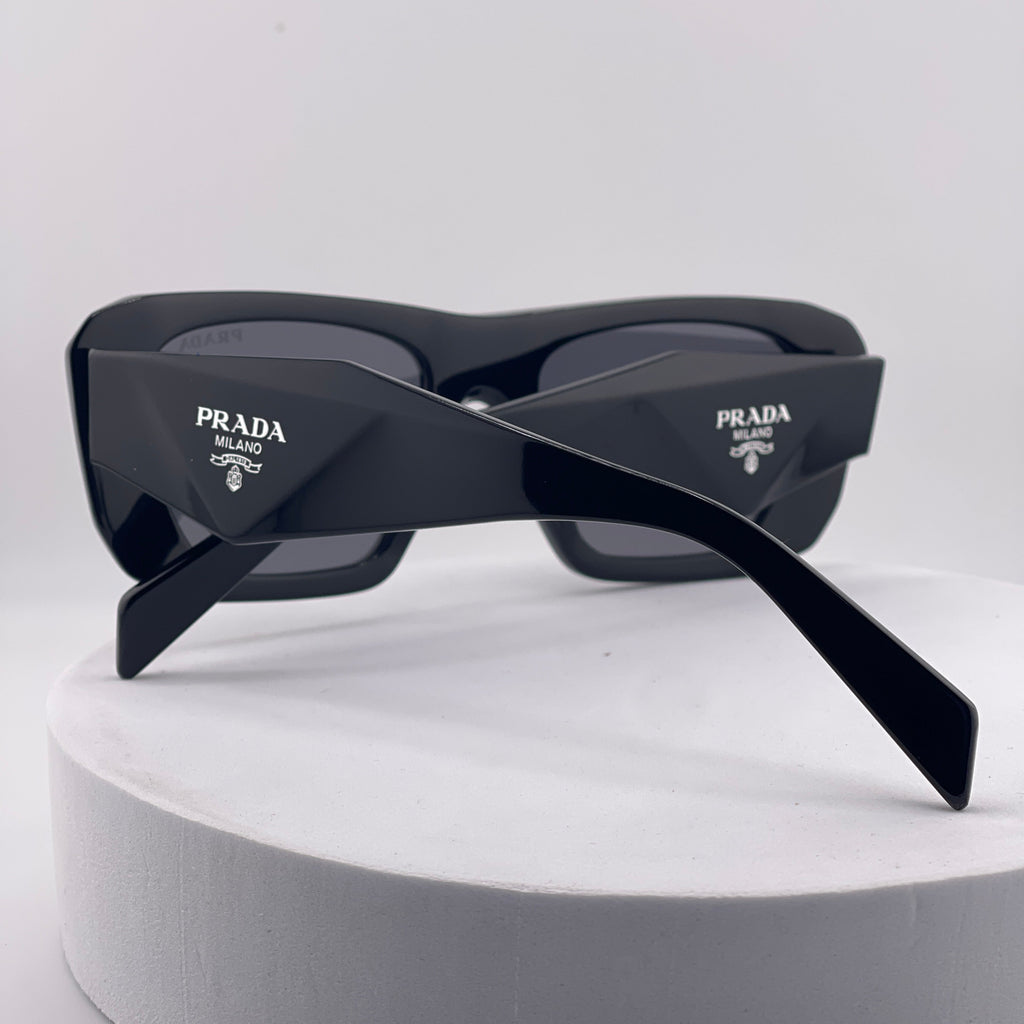 Prada Symbole Sunglasses – Black Acetate Frame