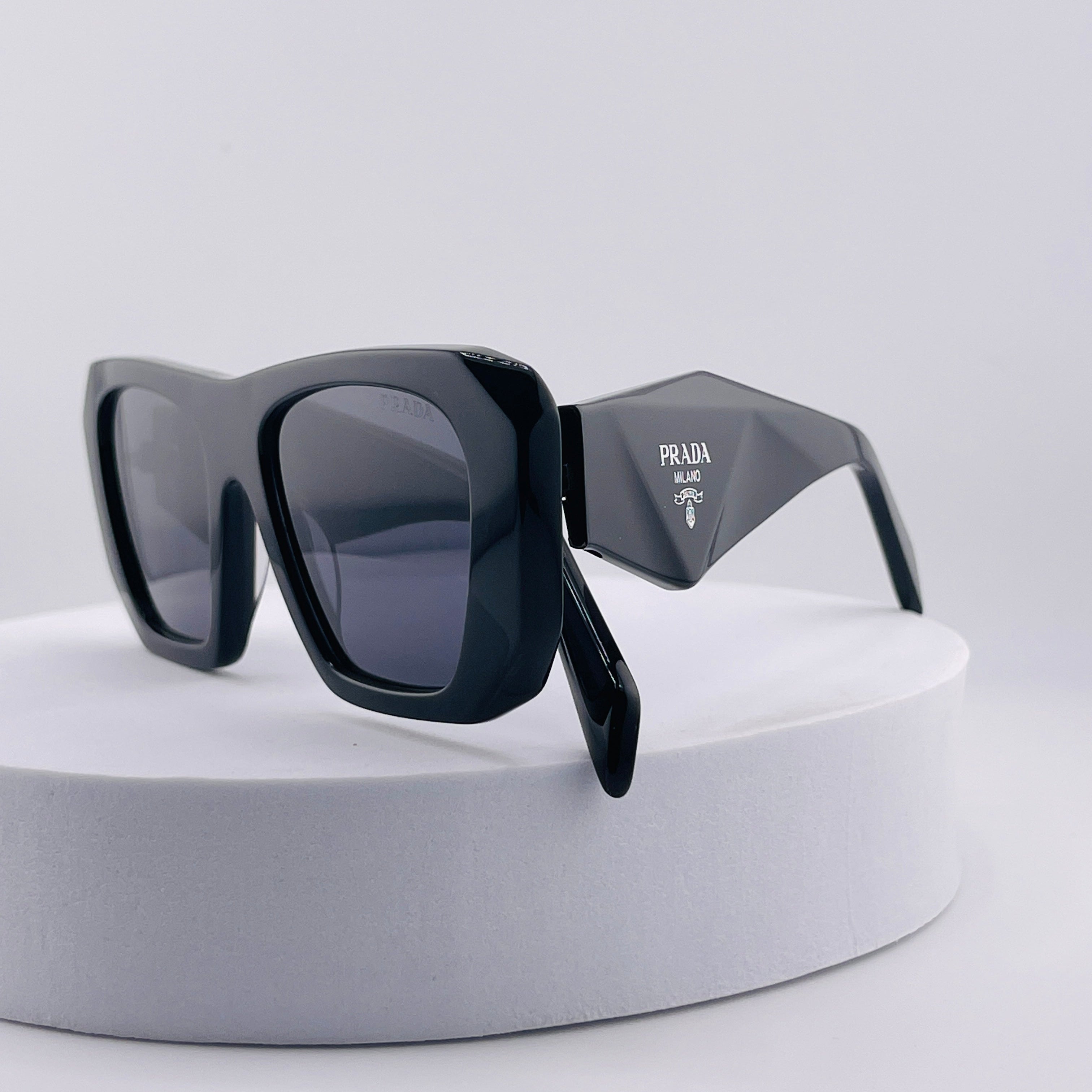 Prada Symbole Sunglasses – Black Acetate Frame