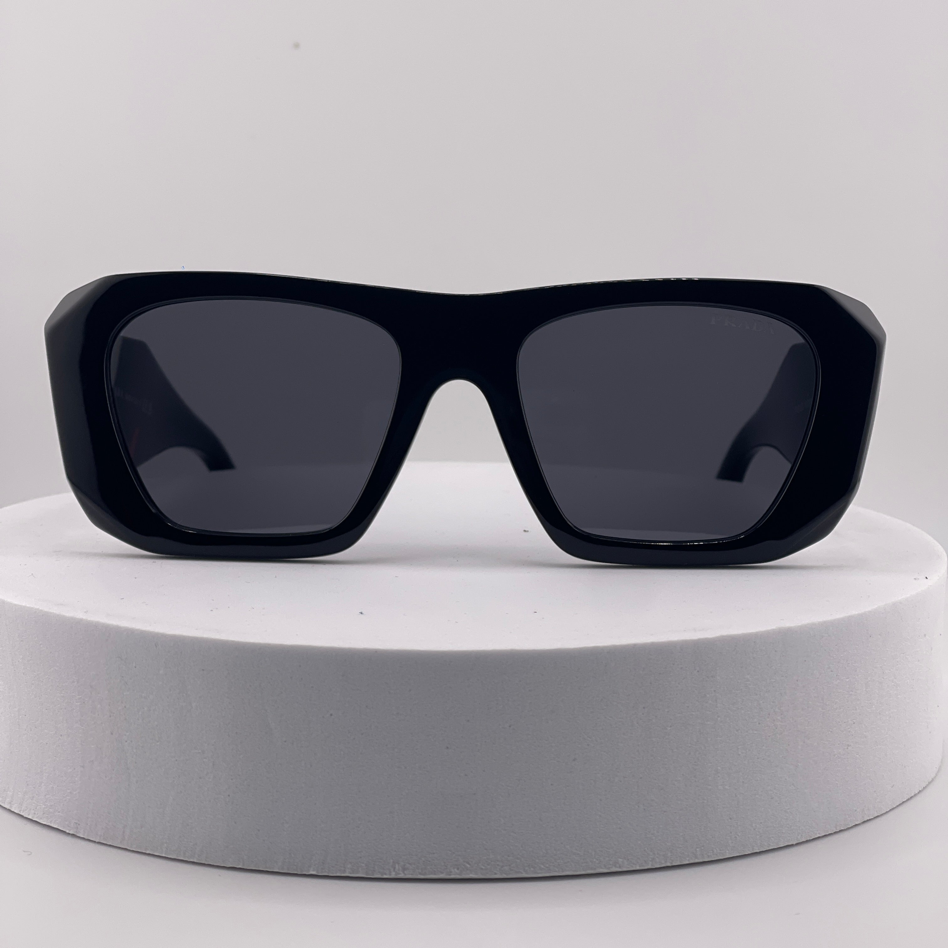 Prada Symbole Sunglasses – Black Acetate Frame