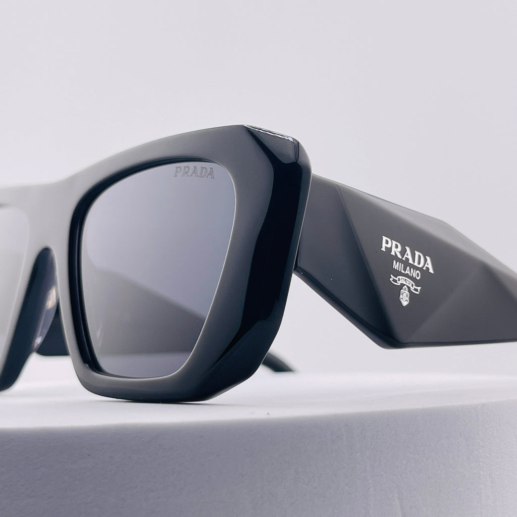 Prada Symbole Sunglasses – Black Acetate Frame