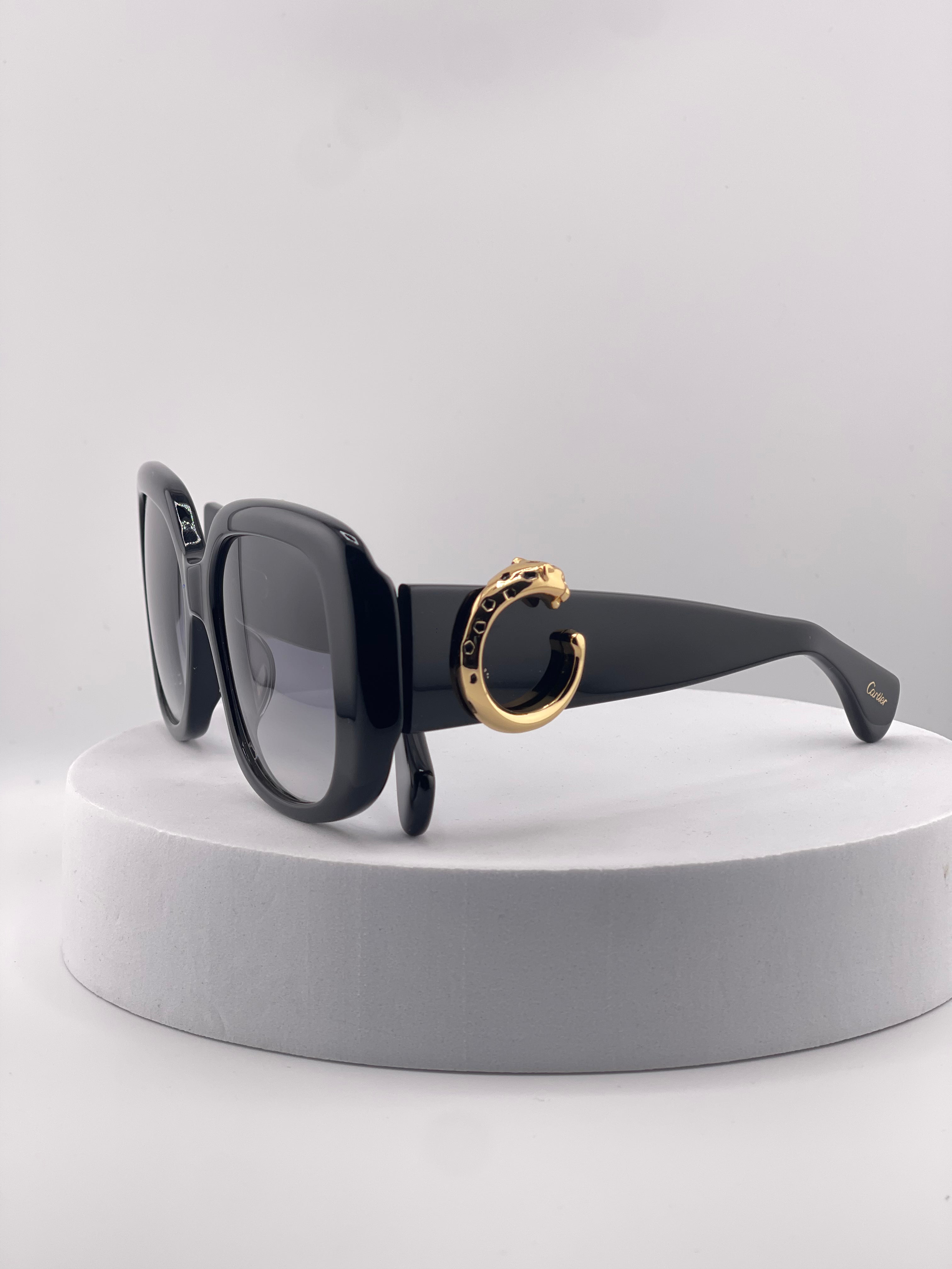 Cartier Eyewear Panthere Classic frame black acetate