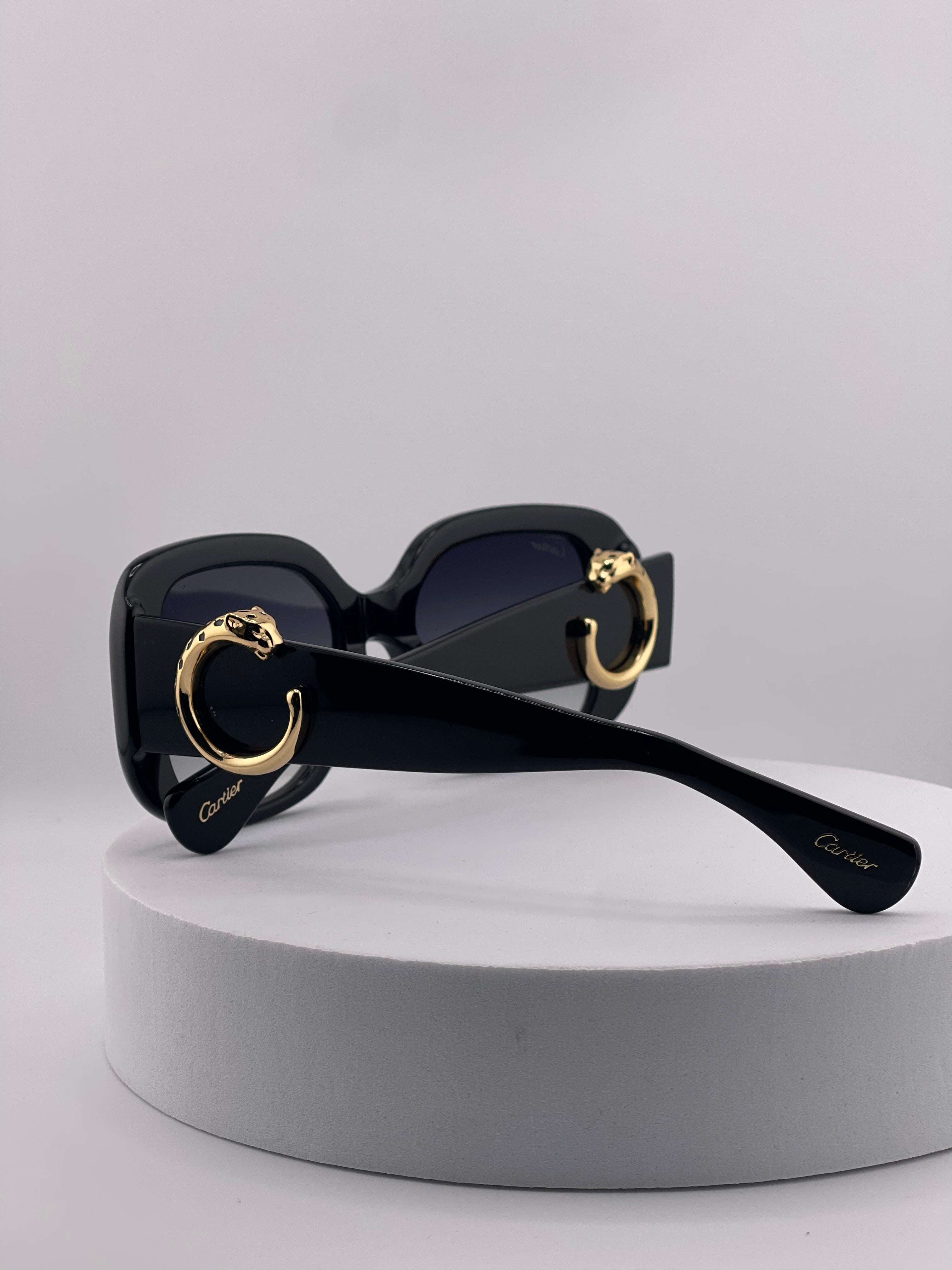 Cartier Eyewear Panthere Classic frame black acetate