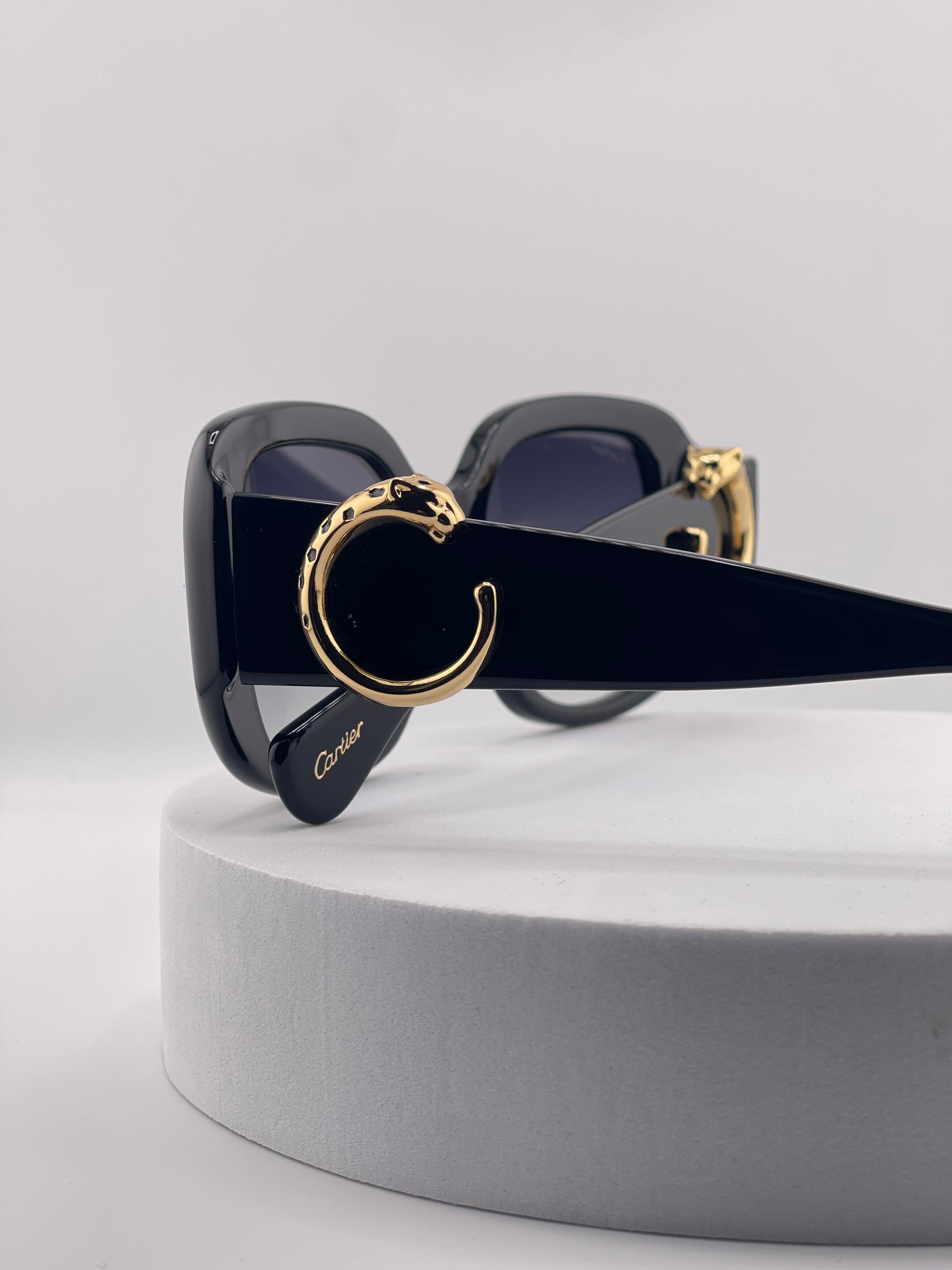 Cartier Eyewear Panthere Classic frame black acetate