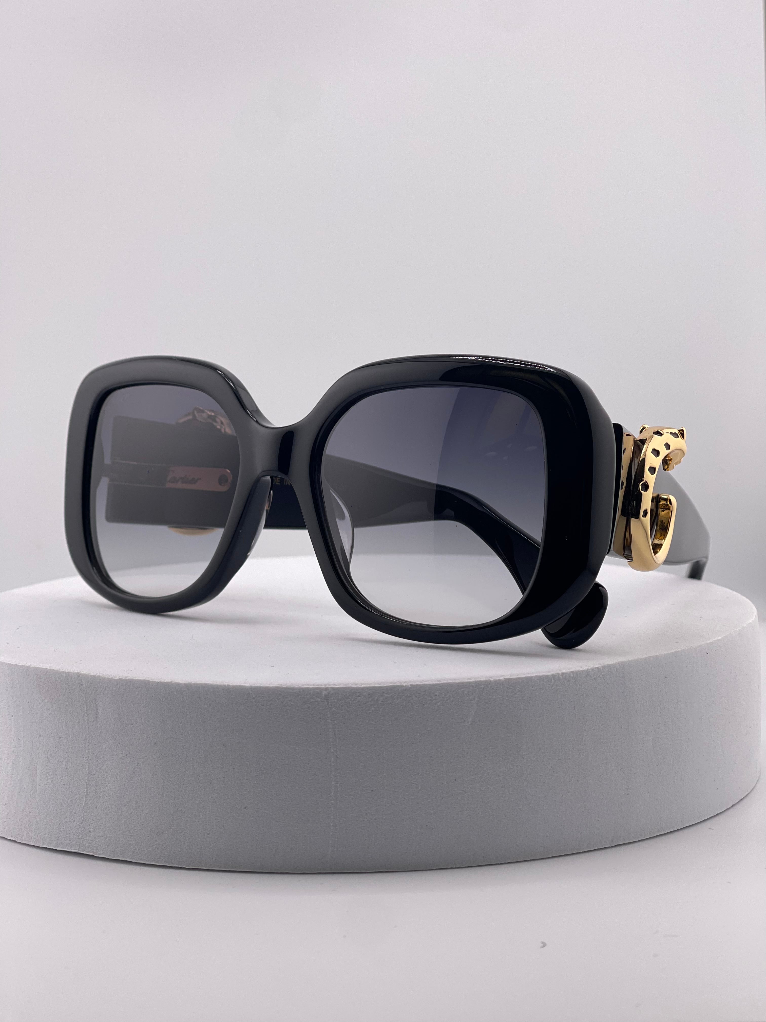Cartier Eyewear Panthere Classic frame black acetate