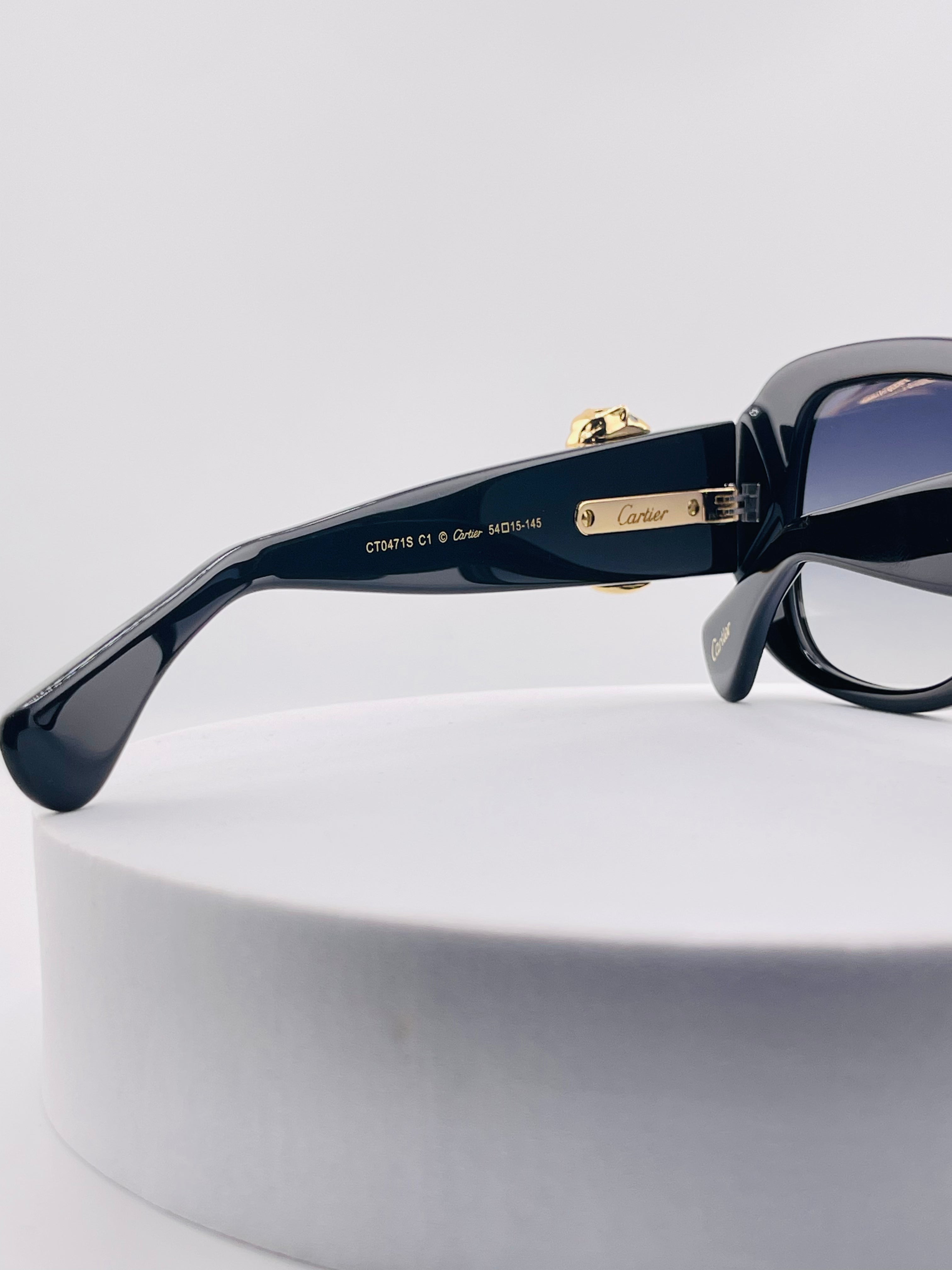 Cartier Eyewear Panthere Classic frame black acetate