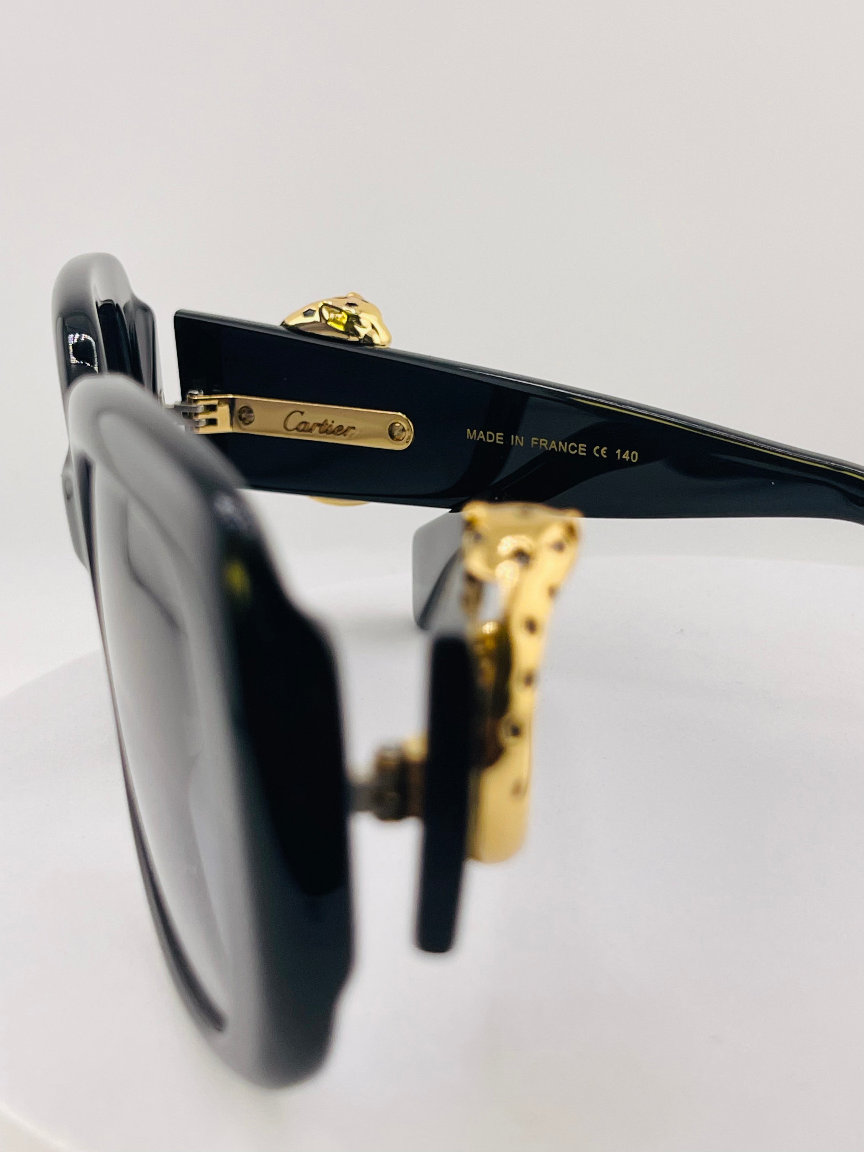 Cartier Eyewear Panthere Classic frame black acetate