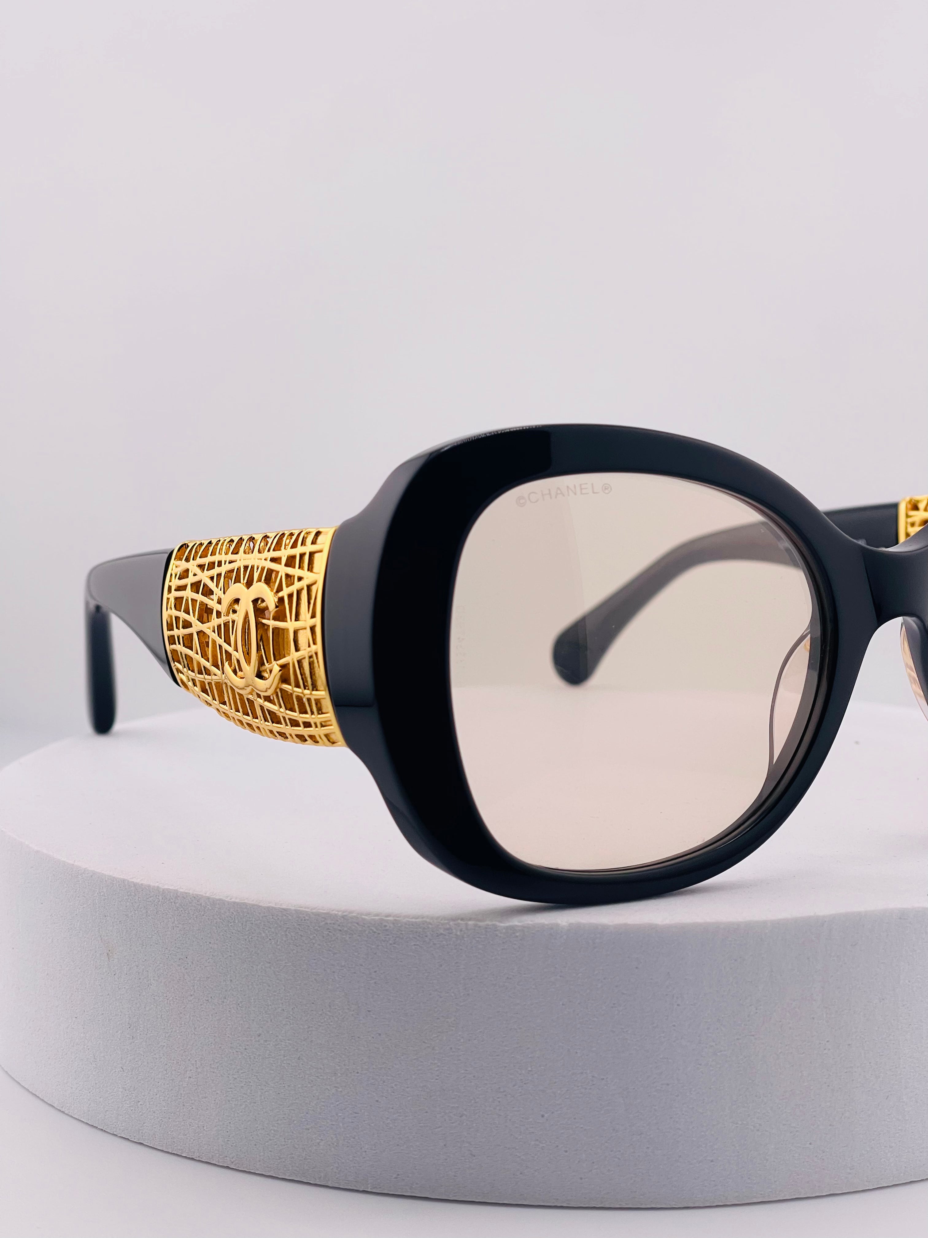 Chanel Butterfly Sunglasses  in Brown frame