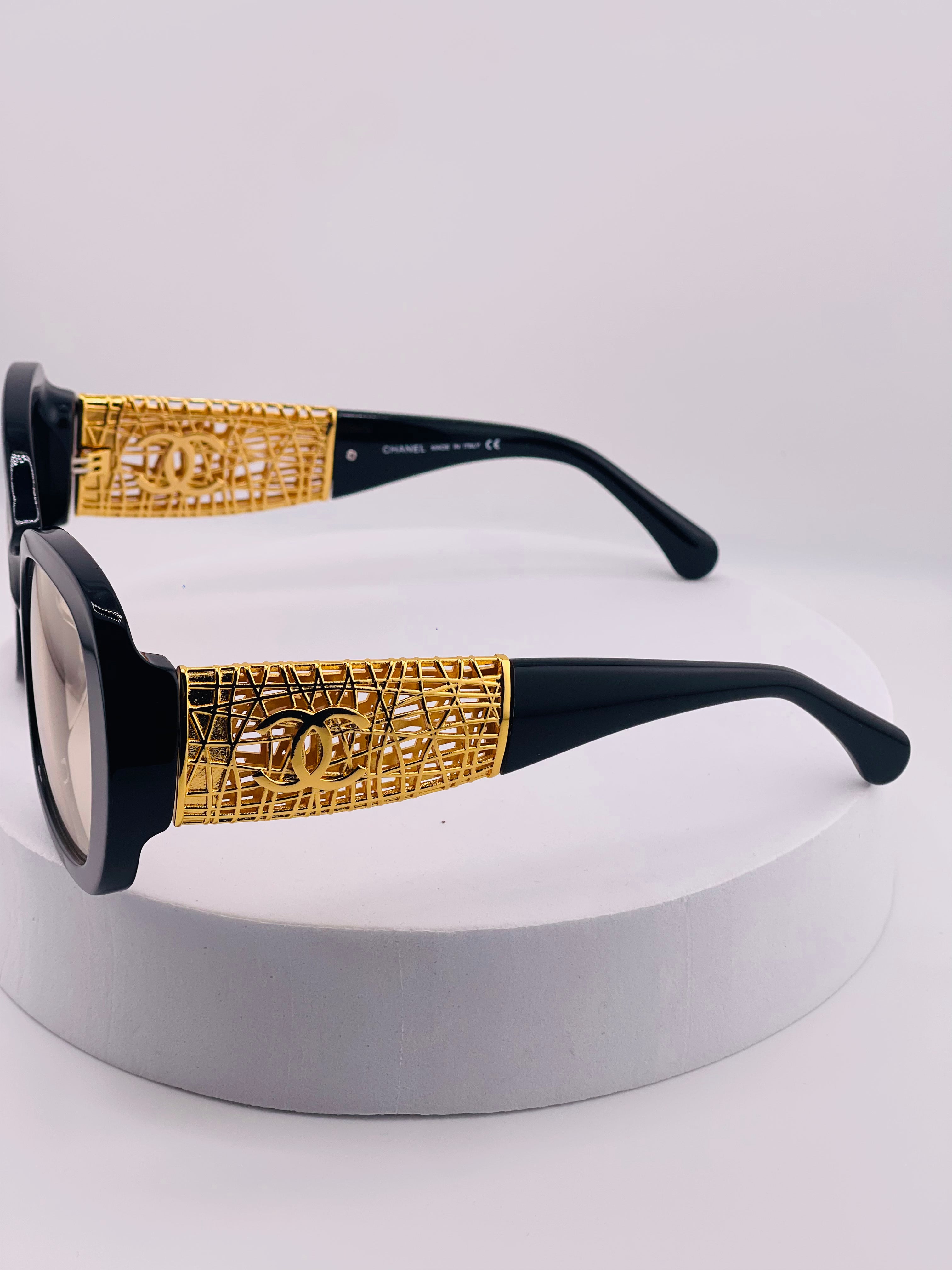 Chanel Butterfly Sunglasses  in Brown frame