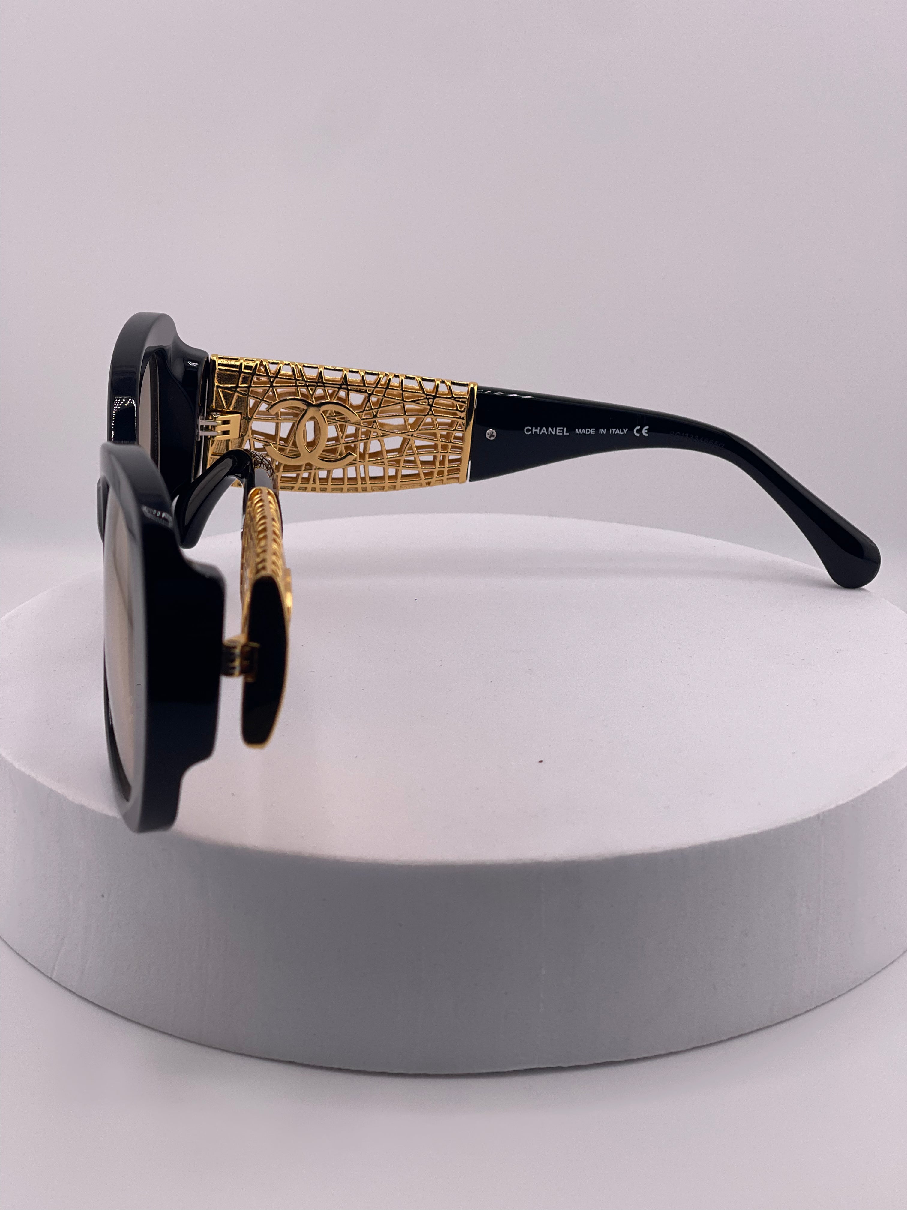 Chanel Butterfly Sunglasses  in Brown frame