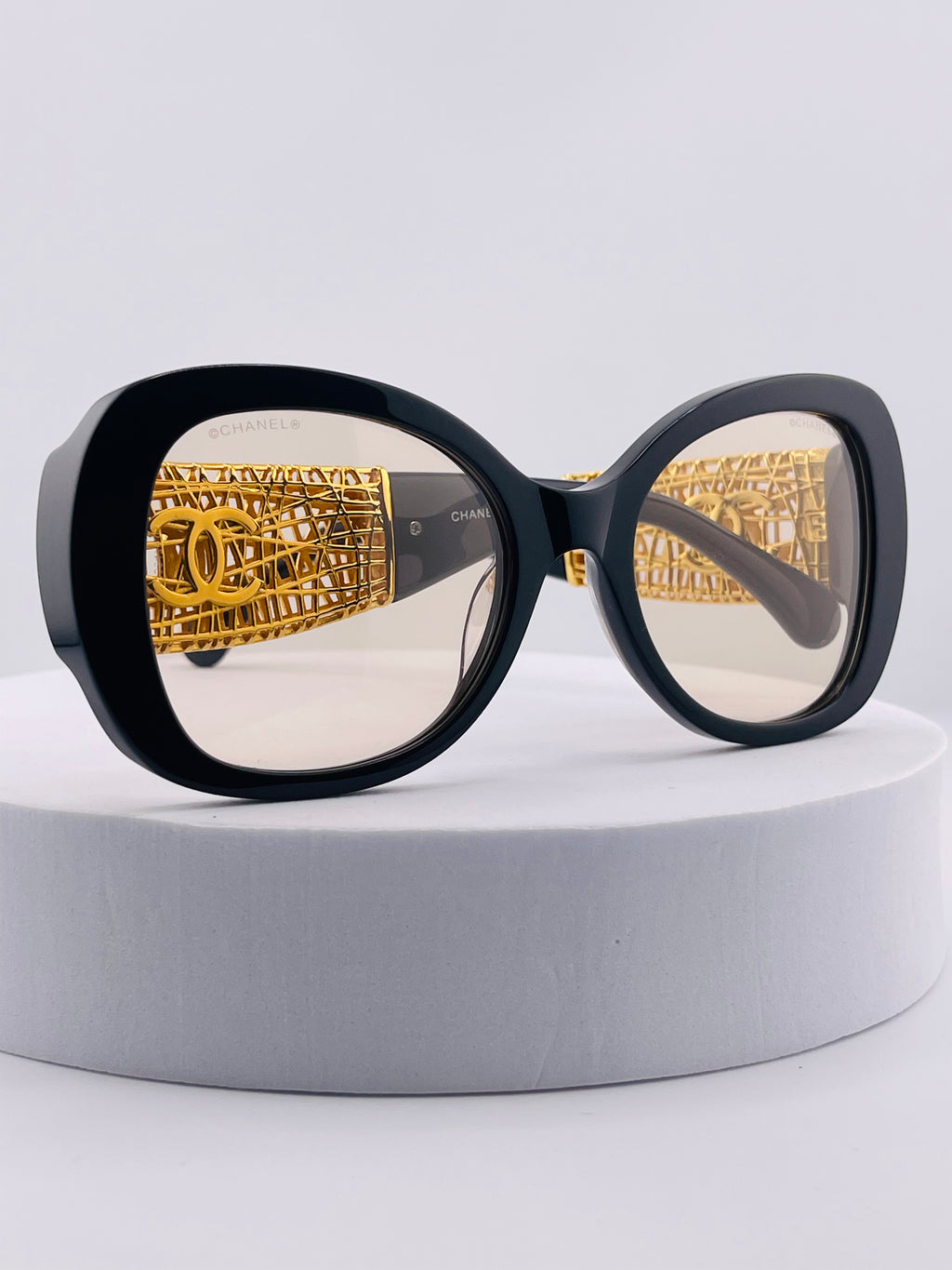 Chanel Butterfly Sunglasses  in Brown frame