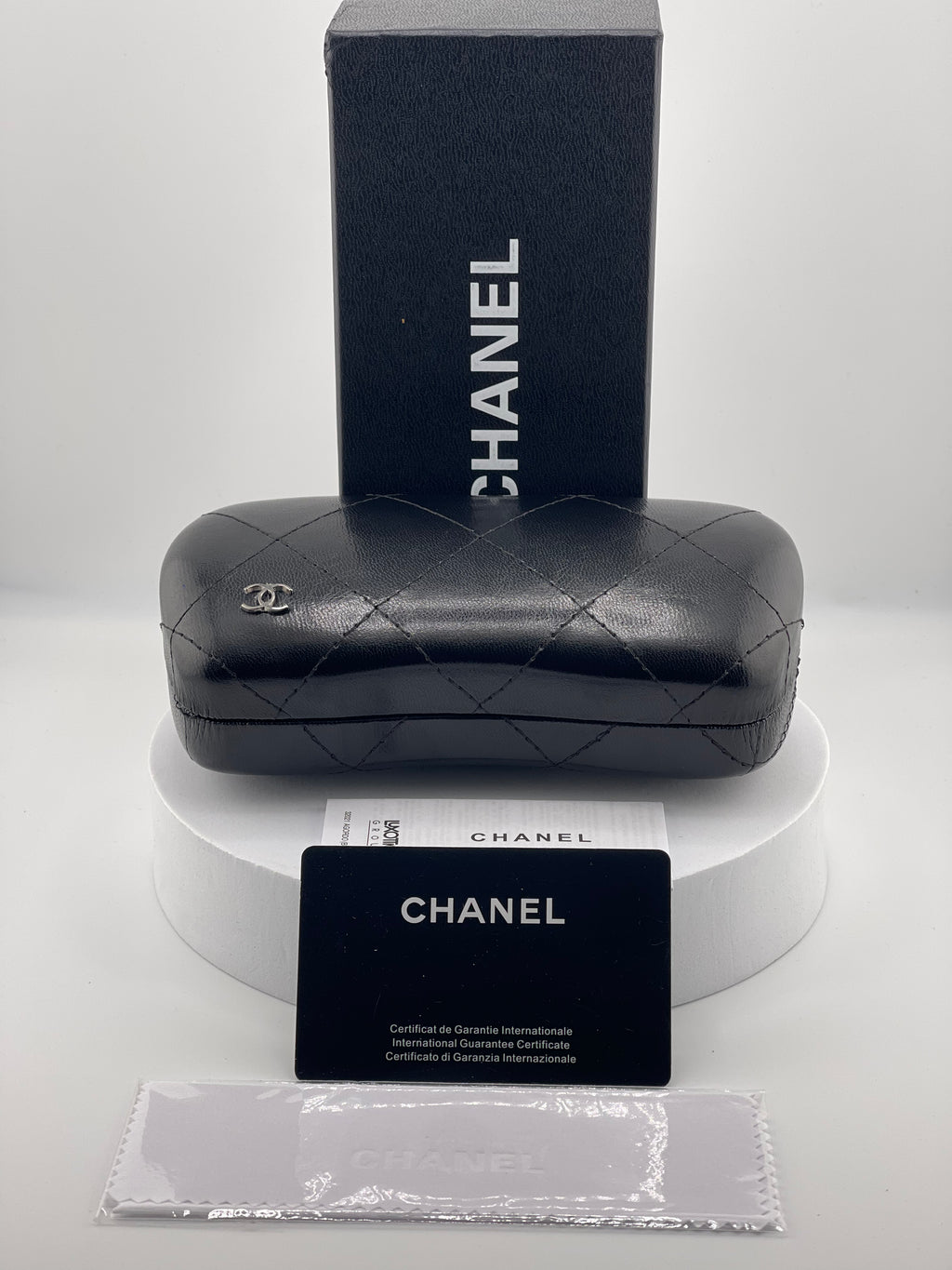 Chanel Square Sunglasses in a brown gradient plastic