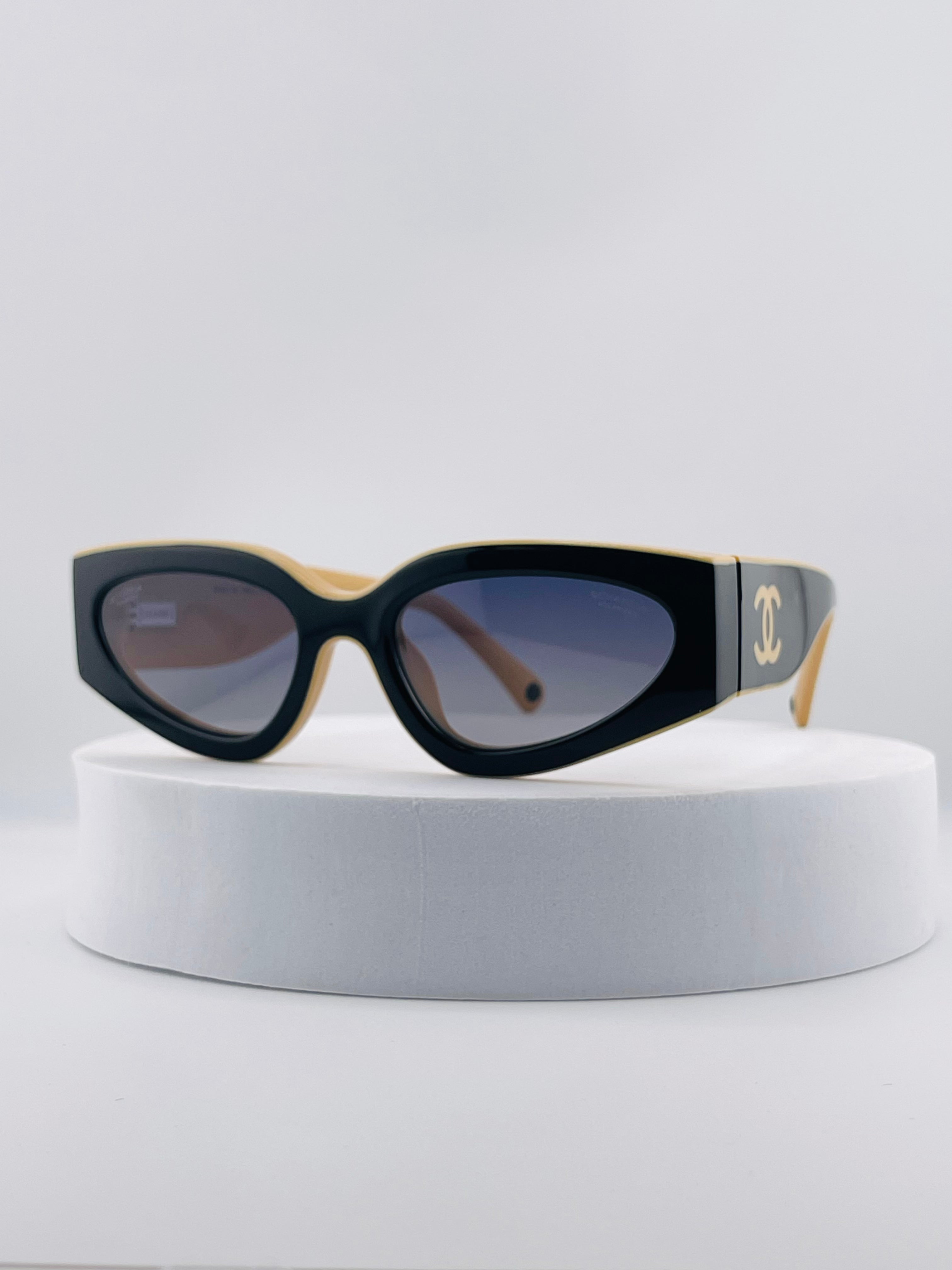 Chanel  Cat eye Sunglasses nylon fibre 6056 Ba