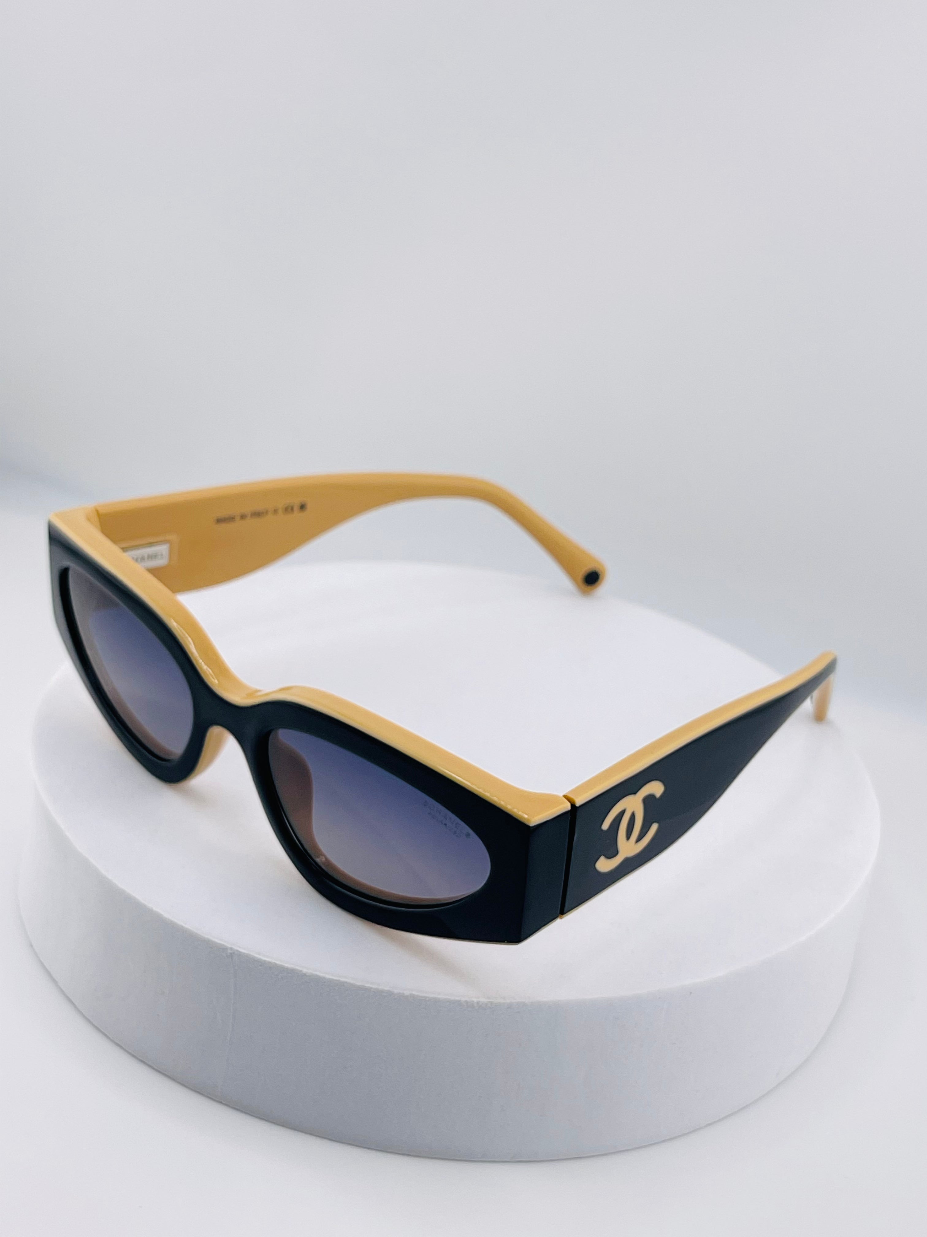 Chanel  Cat eye Sunglasses nylon fibre 6056 Ba