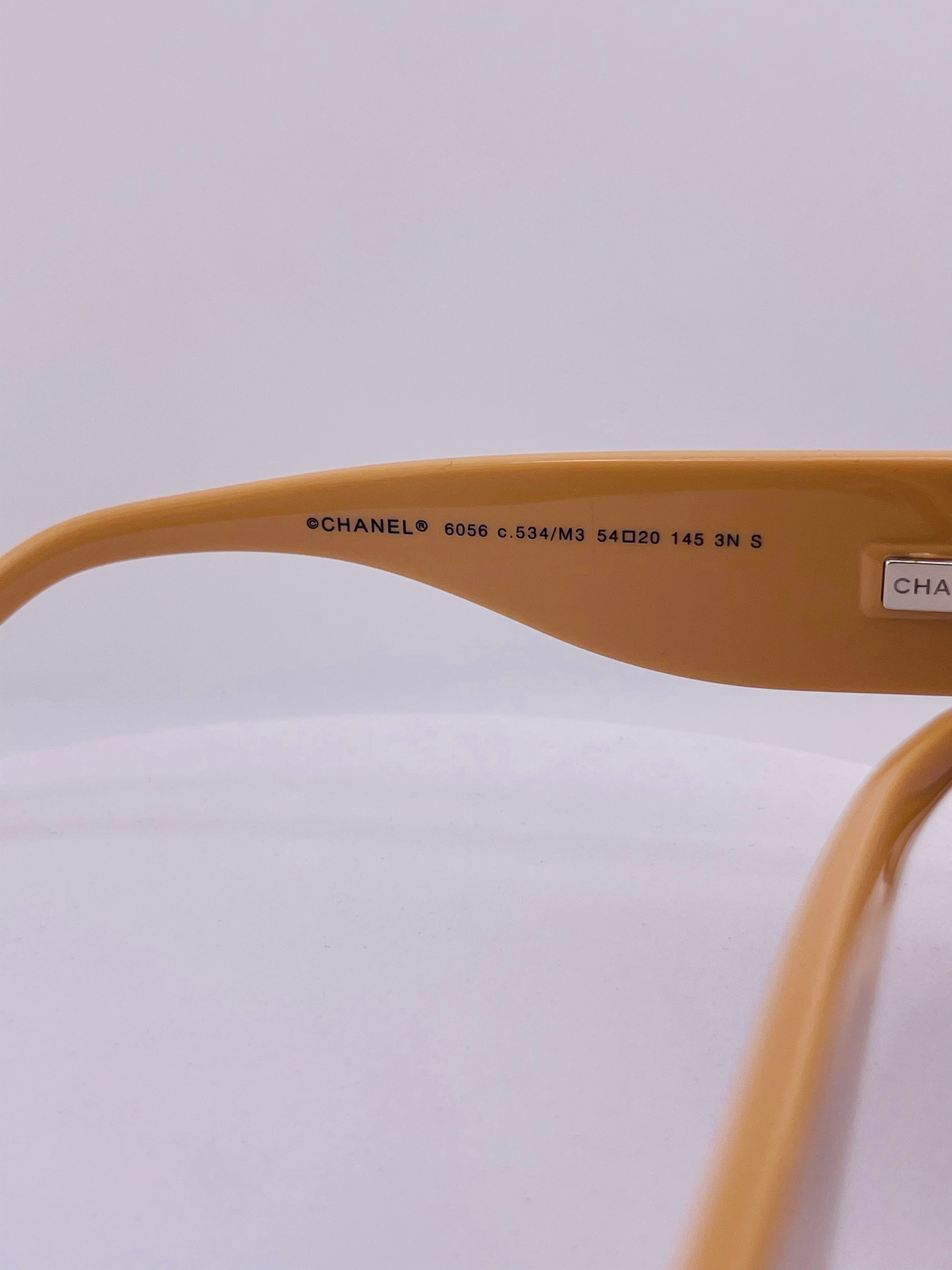 Chanel  Cat eye Sunglasses nylon fibre 6056 Ba