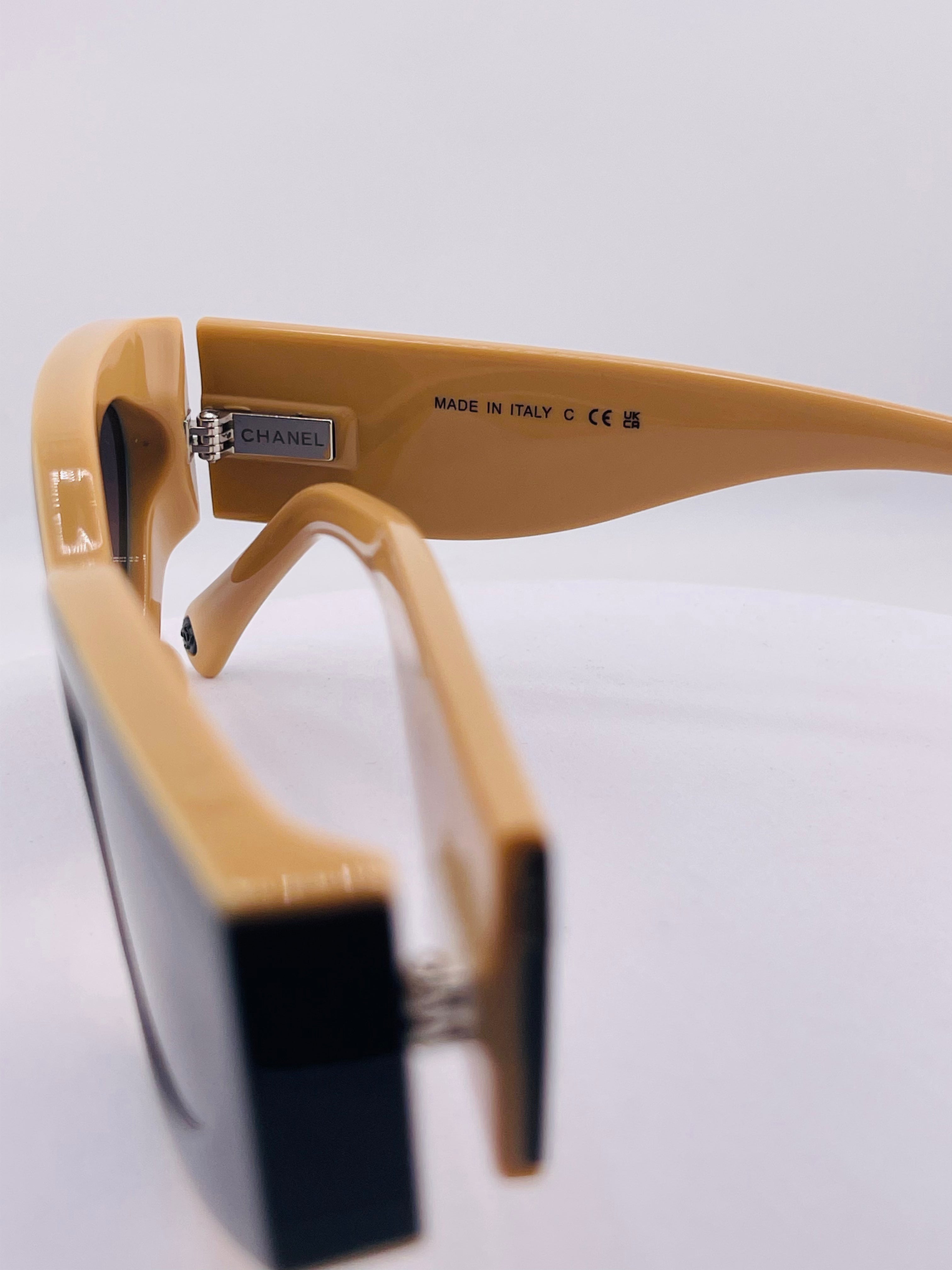 Chanel  Cat eye Sunglasses nylon fibre 6056 Ba