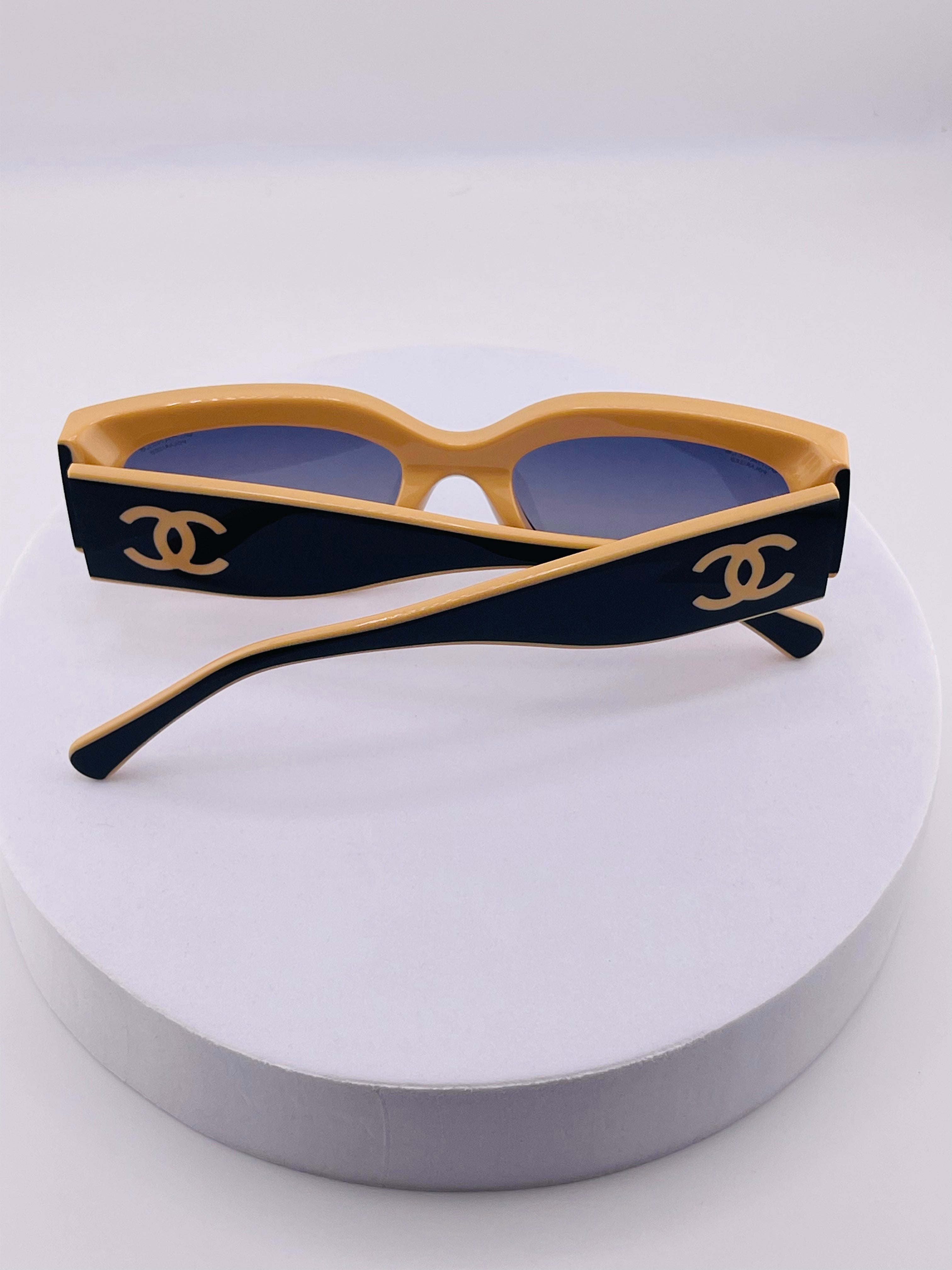 Chanel  Cat eye Sunglasses nylon fibre 6056 Ba