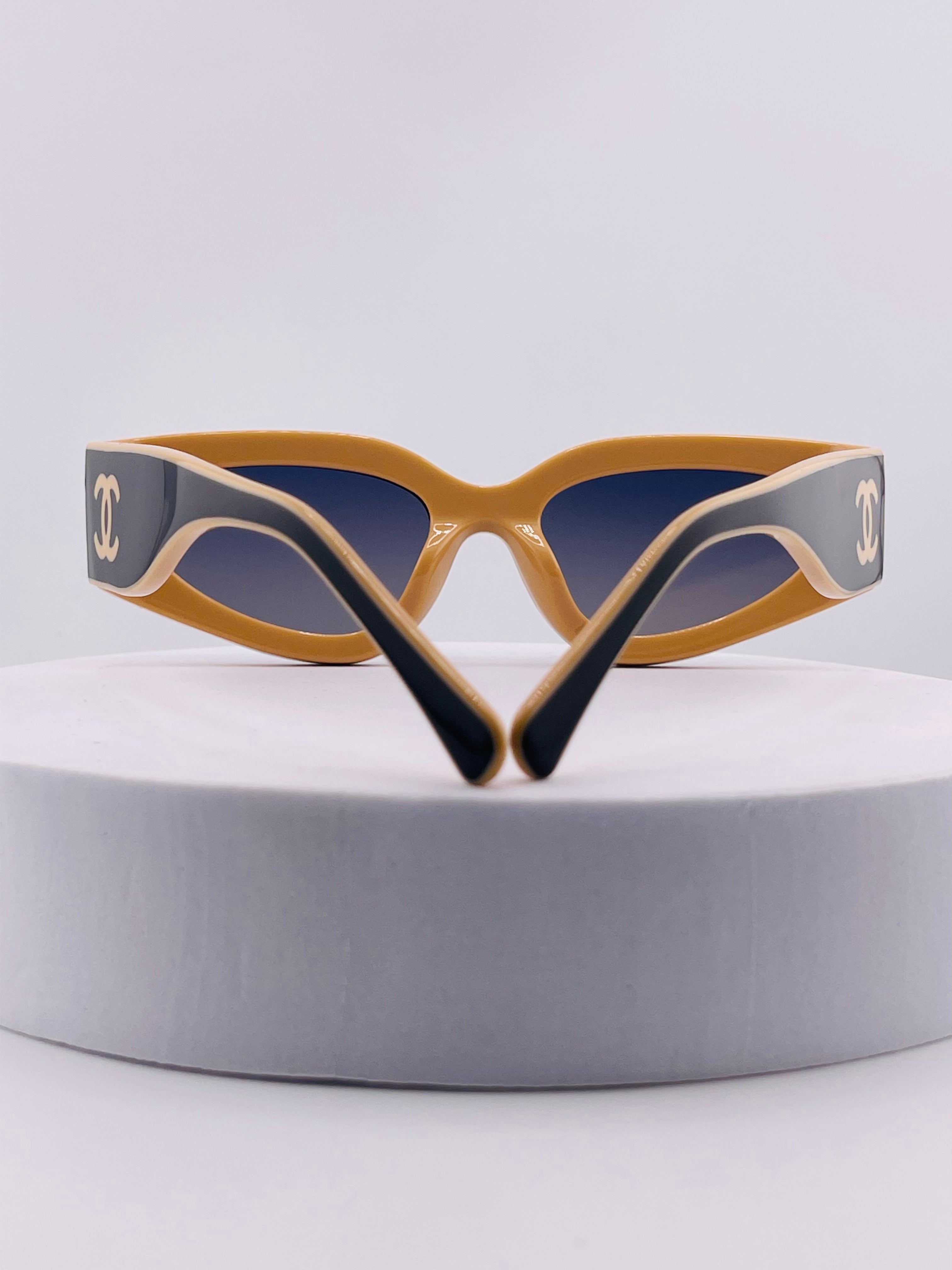 Chanel  Cat eye Sunglasses nylon fibre 6056 Ba