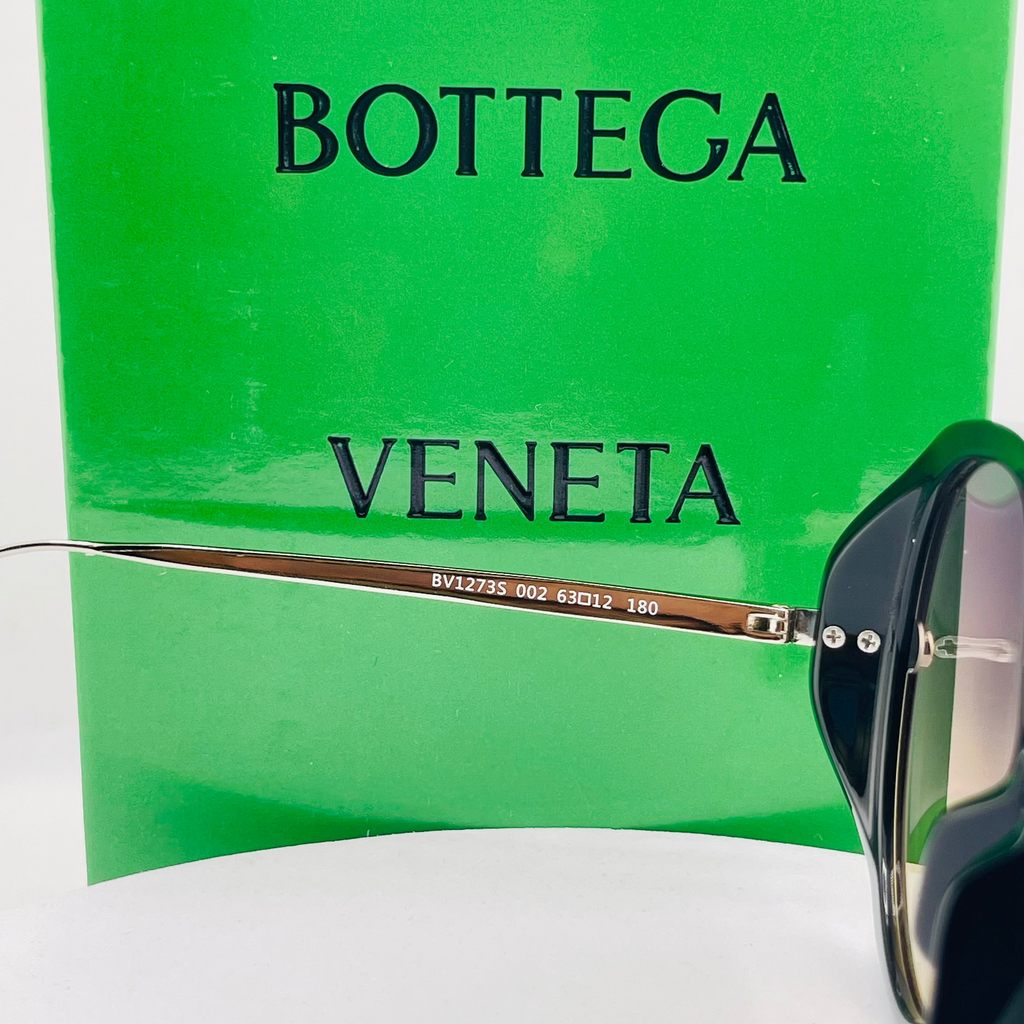 Women Bottega Veneta Aviator Sunglasses Acetate and Tone